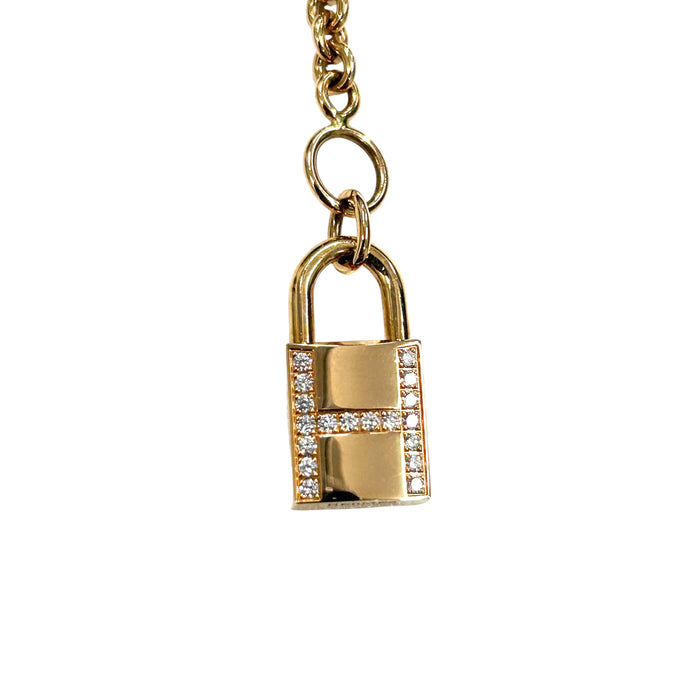 HERMÈS 愛馬仕 AMULETTES BRACELET K18PG DIAMOND 玫瑰金 鑽石鑲嵌