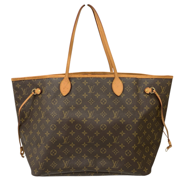 LOUIS VUITTON 路易威登 M40157 NEVERFULL GM MONOGRAM 托特包 PVC帆布 老花 棕色 金釦