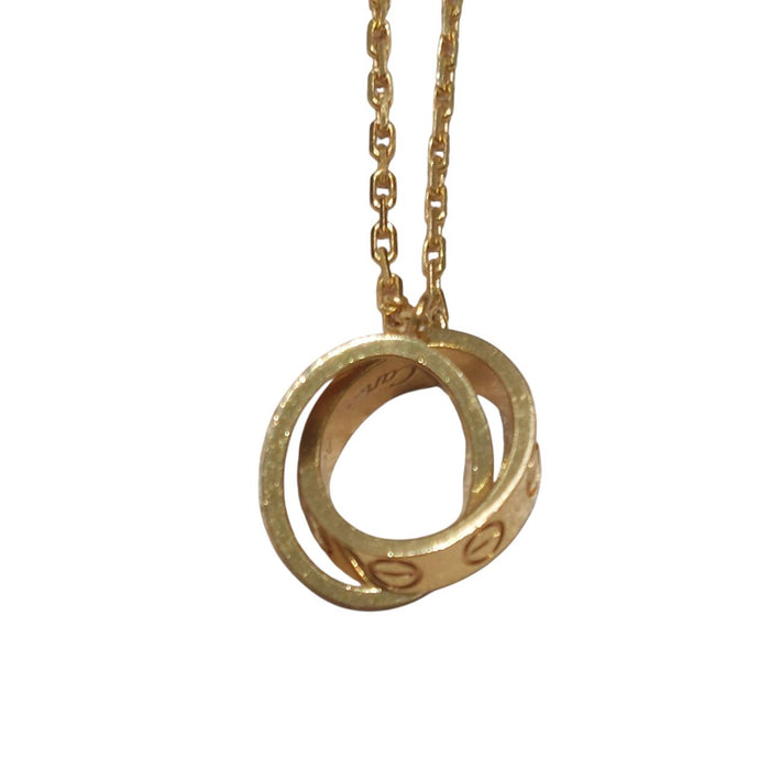 CARTIER 卡地亞 BABY LOVE NECKLACE 18K 項鍊 PG 玫瑰金