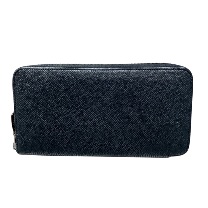HERMES AZAP LONG SILKIN 長夾 絲巾 黑色