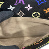 LOUIS VUITTON 路易威登 BEVERLY MM 黑三彩老花 PVC帆布 黑色 金釦