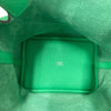 HEREMS 愛馬仕 PICOTIN 18 菜籃子 TC皮 漫畫綠 銀扣
