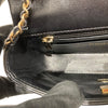CHANEL 香奈兒 CLASSIC FLAP BAG 18 翻蓋側背包 羊皮 黑色 金釦