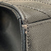 SAINT LAURENT 聖羅蘭 354118 CASSANDRE CHAIN BAG 荔枝皮革 鍊帶 肩背包 黑