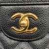 CHANEL 香奈兒 肩背包 CF30 黑色 菱格紋 金釦