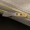 HERMES 愛馬仕 手提包 BIRKIN 30 錫器灰 TOGO 金釦
