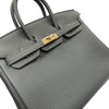 HERMES 愛馬仕 BIRKIN 25 柏金包 TOGO皮 墨綠色系 金釦