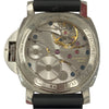 PANERAI 沛納海 LUMINOR BASE 44mm 手動上鍊機械腕錶 PAM00112 不鏽鋼 黑色/銀色