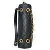 CHANEL 香奈兒 Enchained Flap Bag 小牛皮 黑色 金扣