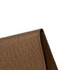 HERMES 愛馬仕 Bastia W刻 零錢包 山羊皮 棕色 銀釦