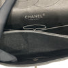 CHANEL 香奈兒 CF30 Jumbo 荔枝牛皮 黑色 銀釦