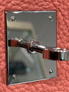HERMES 愛馬仕 BIRKIN 30 手拿包 橘粉色 銀釦