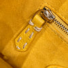 FENDI 芬迪 Mini Peekaboo Iconic Selleria 皮革 手提包 黃色 銀釦