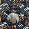 GOYARD 高雅德 PLUMET POCKET WALLET 信封斜背包 PVC帆布 黑色 銀釦