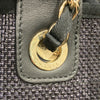 CHANEL 香奈兒 Deauville MM  沙灘包 深藍 帆布 金釦