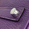 HERMES 愛馬仕 Birkin35 ☐P刻 Togo皮 紫色 銀釦