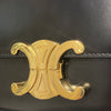 CELINE 思琳 CELINE TRIOMPHE  肩背包 皮革 黑色 金釦