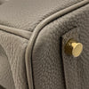 HERMES 愛馬仕 手提包 BIRKIN 30 錫器灰 TOGO 金釦