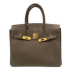HERMES 愛馬仕 BIRKIN 30 柏金包 TOGO皮 大象灰 金釦