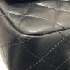 CHANEL 香奈兒 CLASSIC FLAP BAG 18 翻蓋側背包 羊皮 黑色 金釦