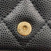 CHANEL 香奈兒 Classic Small Flap Wallet 三折短夾  AP0230 黑色 荔枝牛皮 金釦