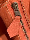 HERMES 愛馬仕 BIRKIN 30 手拿包 橘粉色 銀釦
