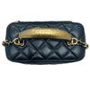 CHANEL 香奈兒 VANITY CASE 黑色 皮革 金釦