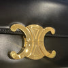 CELINE 思琳 CELINE TRIOMPHE  肩背包 皮革 黑色 金釦