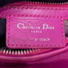 DIOR 迪奧 Medium Lady Dior Cannage 手提肩背包 羊皮 火龍果色 銀釦