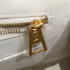LOUIS VUITTON 路易威登 OnTheGo 壓紋托特包 米白 金釦