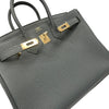 HERMES 愛馬仕 BIRKIN 25 柏金包 TOGO皮 墨綠色系 金釦