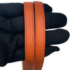 HERMES 愛馬仕 CONSTANCE19肩背包 EPSOM皮革 橘色 銀扣