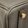 HERMES 愛馬仕 手提包 BIRKIN 30 錫器灰 TOGO 金釦