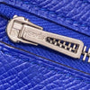 HERMES 愛馬仕 Béarn T刻 長夾 皮革 靛藍色 銀釦