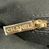 CHANEL 香奈兒 Deauville MM  沙灘包 深藍 帆布 金釦