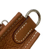 HERMES 愛馬仕 Evelyne16 W刻 皮革 肩背包 棕色 銀釦