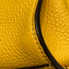FENDI 芬迪 Mini Peekaboo Iconic Selleria 皮革 手提包 黃色 銀釦