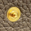 HERMES 愛馬仕 肩背包 Evelyne16  皮革 卡其色 金釦