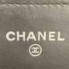 CHANEL 香奈兒 CC LOGO WOC 皮革 銀鍊條側背包 黑色