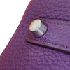 HERMES 愛馬仕 Birkin35 ☐P刻 Togo皮 紫色 銀釦