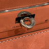 HERMES 愛馬仕 手拿包 TOOL BAG 26 鮭魚粉 銀釦