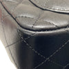 CHANEL 香奈兒 CLASSIC FLAP BAG 18 翻蓋側背包 羊皮 黑色 金釦
