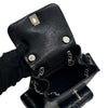 CHANEL 香奈兒 URBAN SPIRIT BACKPACK 菱格荔枝皮翻蓋後背包 手提肩背 牛皮 黑色 金扣