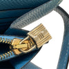 HERMES 愛馬仕 Kelly Long Wallet 🄼刻 長夾 Epsom皮 牛仔藍 金釦