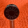 HERMES 愛馬仕 肩背包 LINDY 30 火焰橘 銀釦