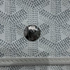 GOYARD 戈雅 翻蓋包 手拿肩背包 塗層帆布 白色 銀扣