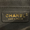 CHANEL 經典菱格紋雙蓋鏈條肩背包 絲絨 黑色 金色金具