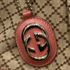 GUCCI 古馳 247902 老花兩用包 帆布 老花 棕色/粉色 金釦