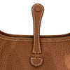 HERMES 愛馬仕 Evelyne16 W刻 皮革 肩背包 棕色 銀釦