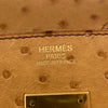 HERMES 愛馬仕 BIRKIN 30 手拿包 駱駝皮 金棕色 金釦